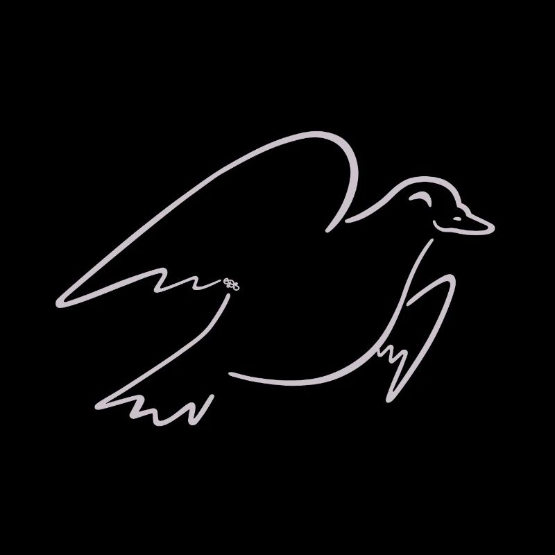 Fliegende Taube (hell)