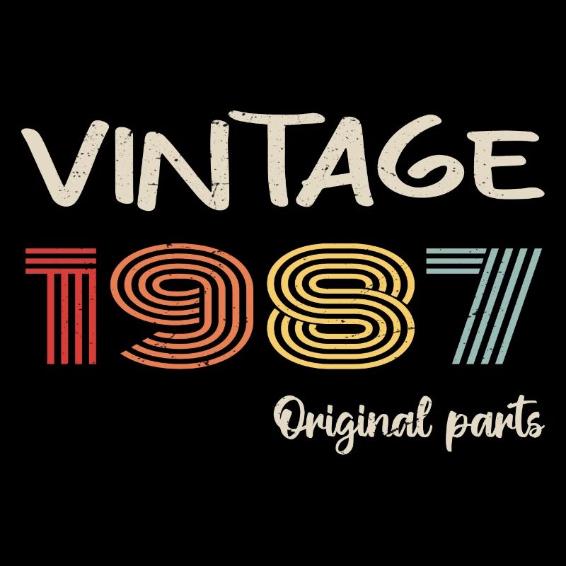 Original 1987 Vintage | Geburtstagsgeschenk 1987