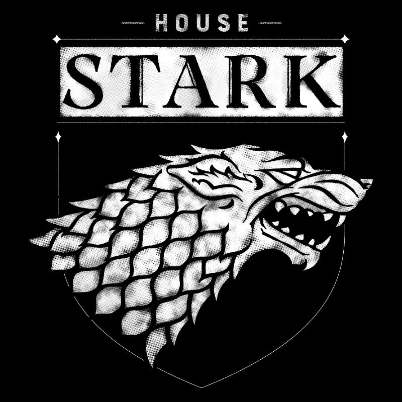 Game Of Thrones House Stark Crest Direwolf