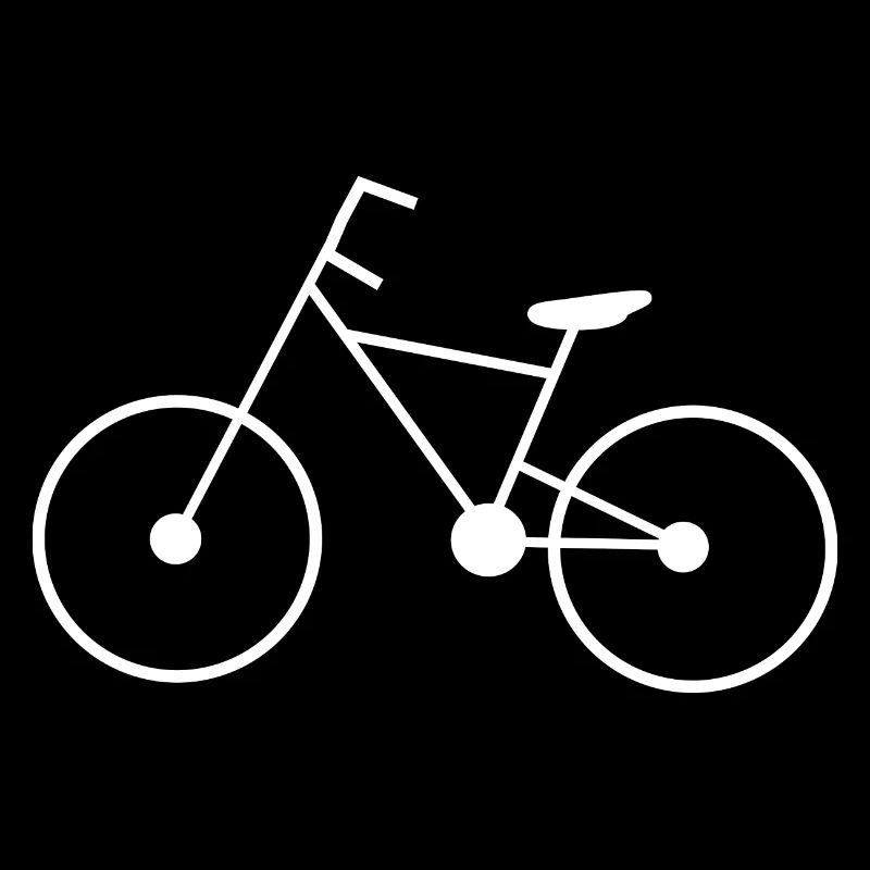Bicycle White Cyclist Riding Bicycle