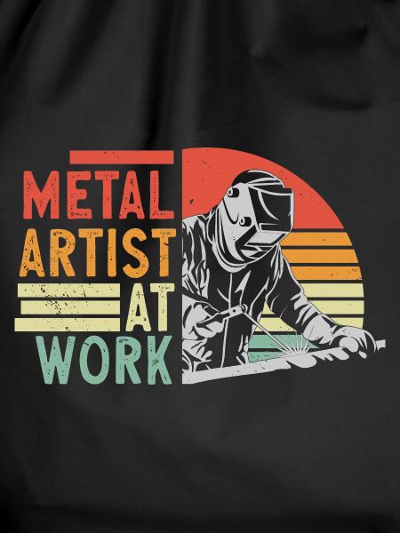 Metal Artist At Work