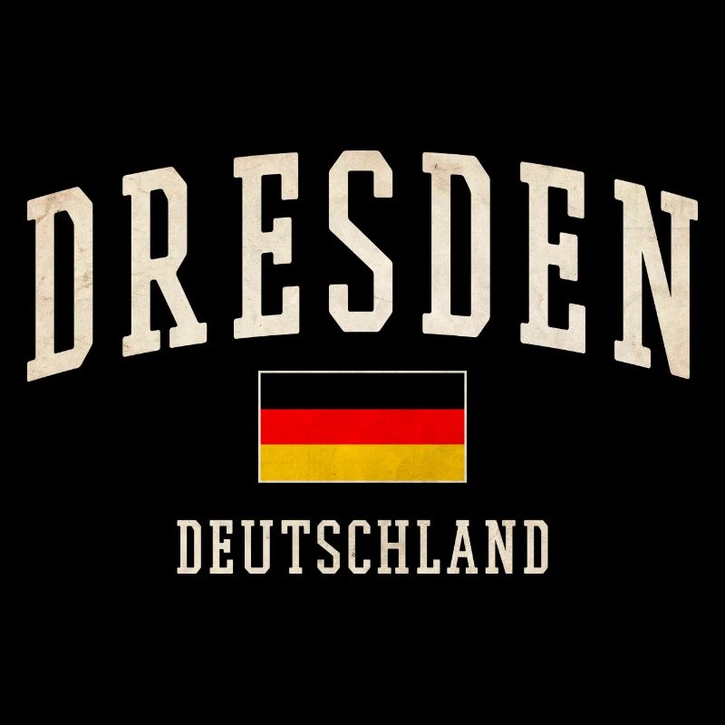Dresden Flagge Vintage Design