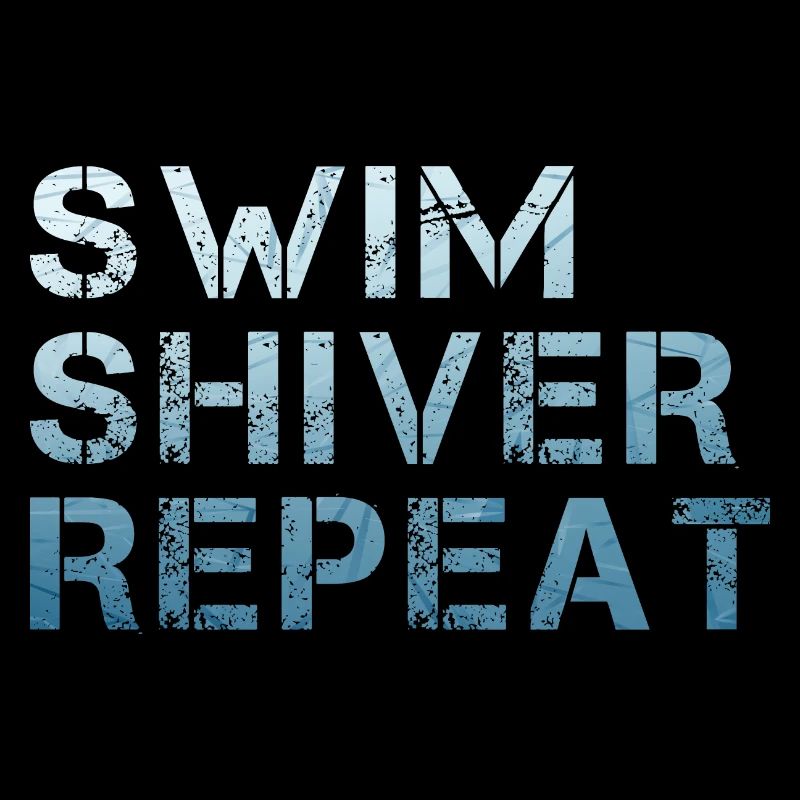 Bain de glace Baignade du Nouvel An Natation Frissonner Répéter