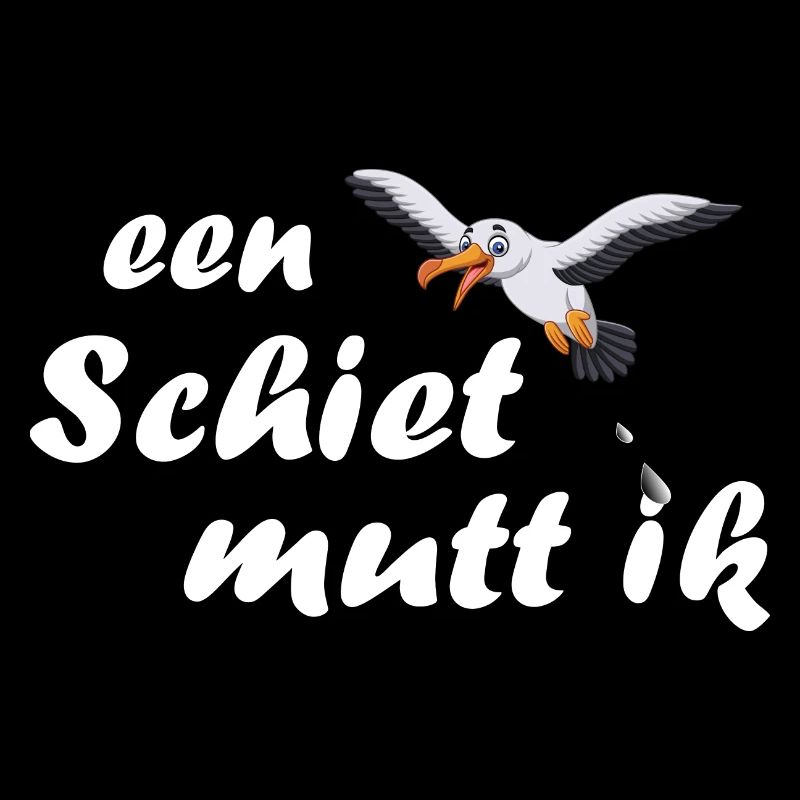 een Schiet mutt ik - plattdeutsch Spruch