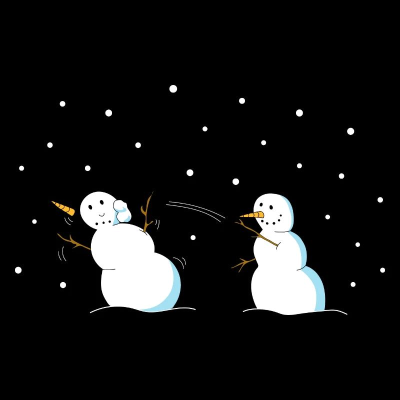 Schneeballschlacht