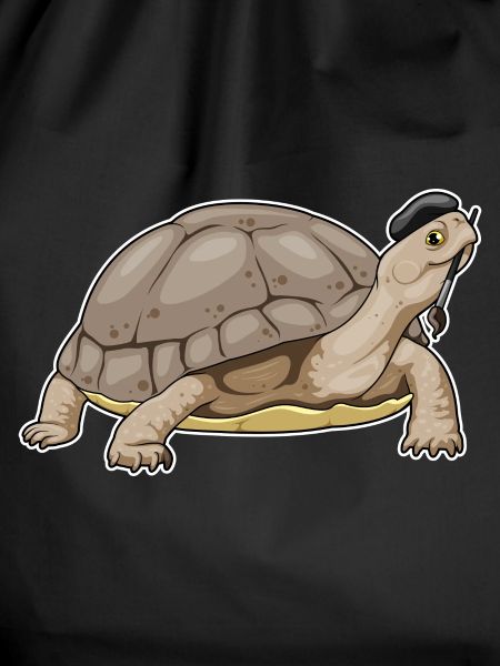 Turtle Painter Brush Painting