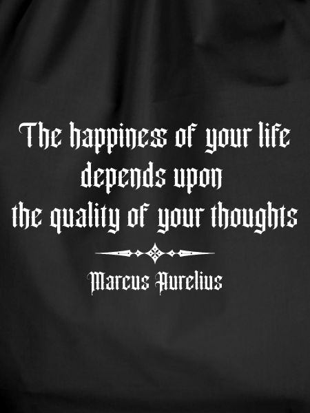 Marcus Aurelius quote on Happiness