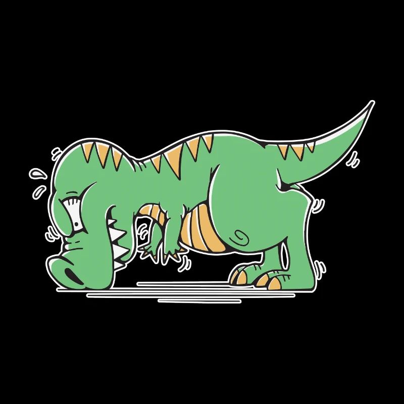 T-Rex Hates Push-ups Push-ups Funny Humor