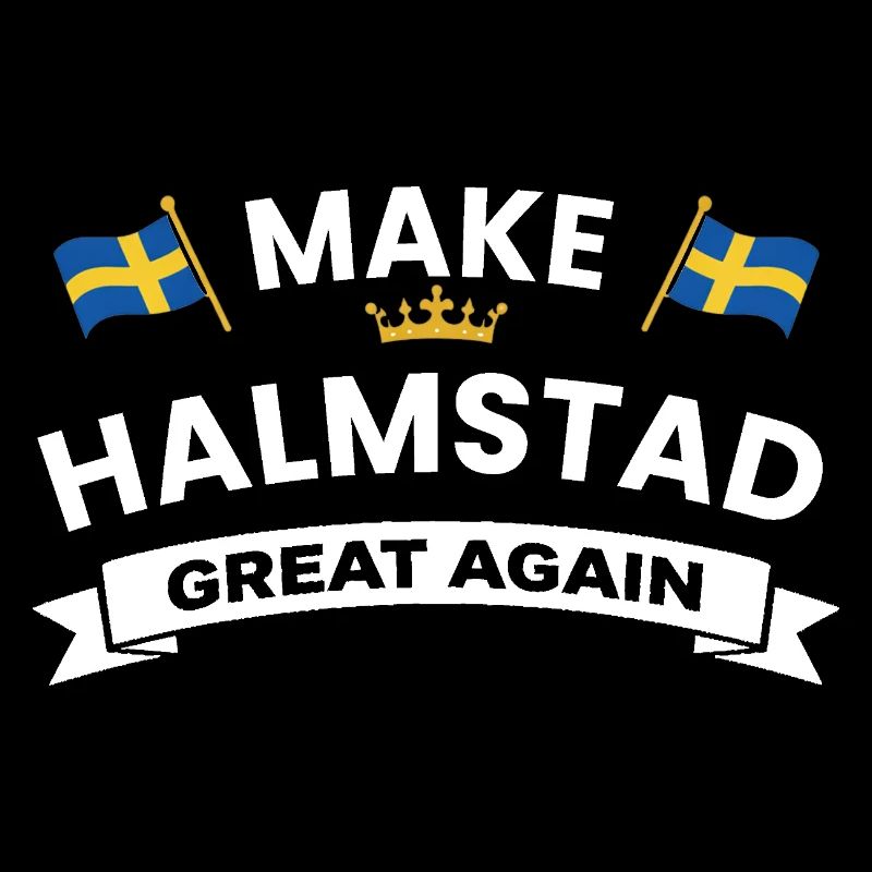 Drapeaux de la fierté de la ville de Halmstad