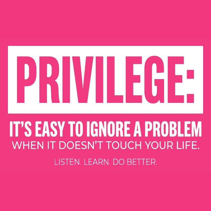 Privilege Statement Typography Text Motif
