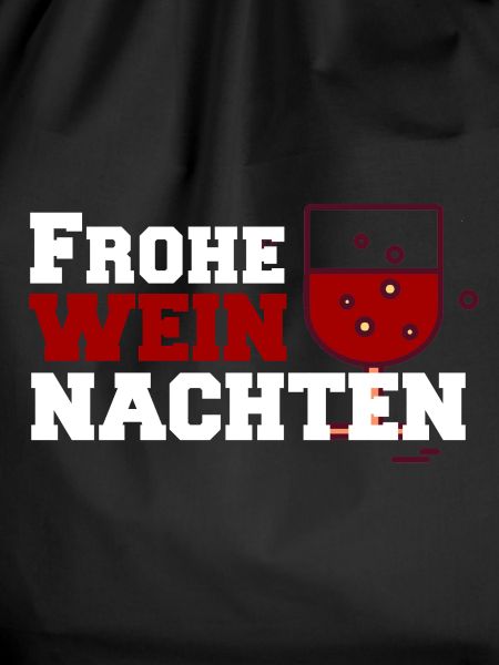 Frohe Weinachten Weinglas Design