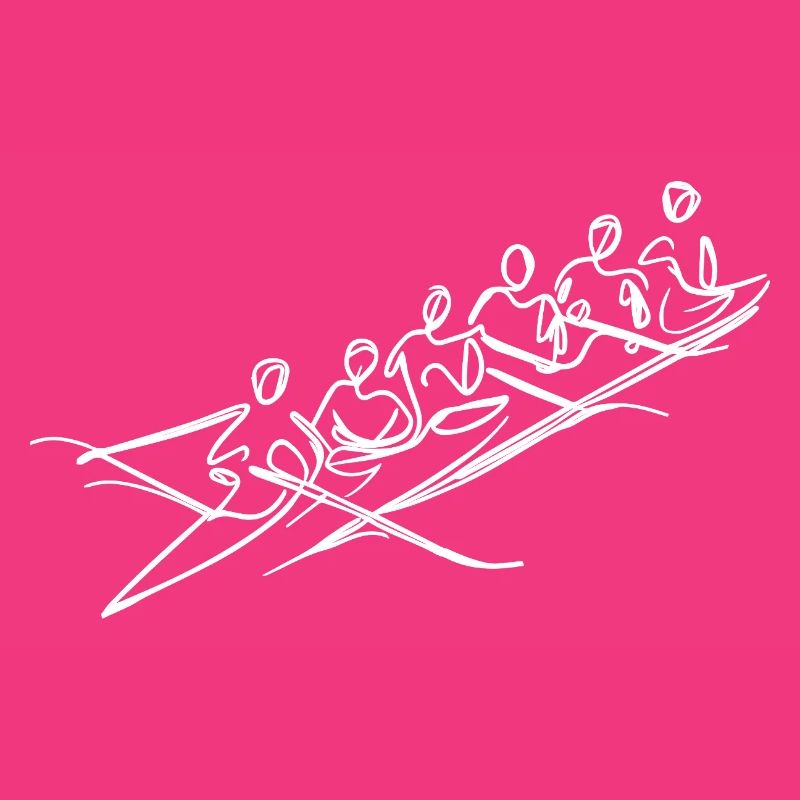Rowing Team Sketch