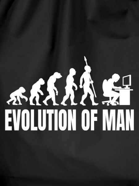 Programmer Computer Freak Evolution Retro