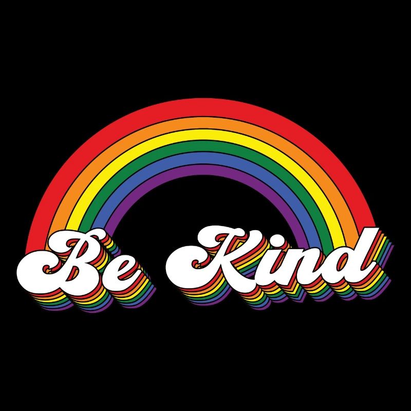 Be Kind Regenbogen