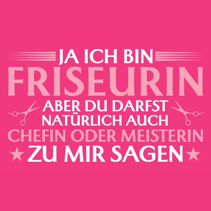Friseurin Chefin oder Meisterin