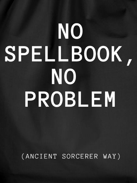 DeD sorcerer-themed T-shirt