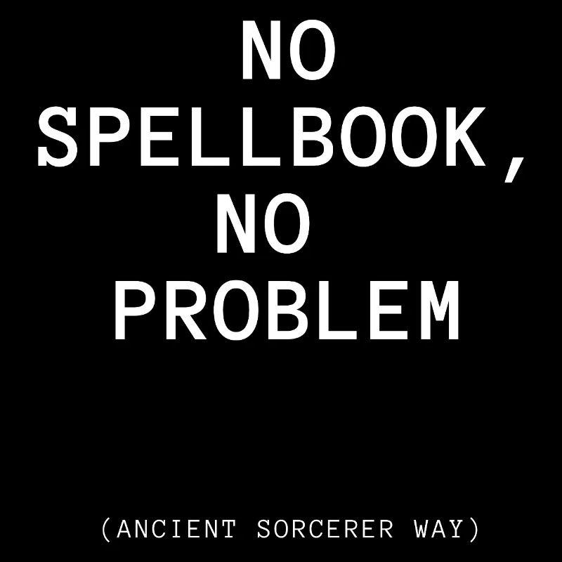 DeD sorcerer-themed T-shirt