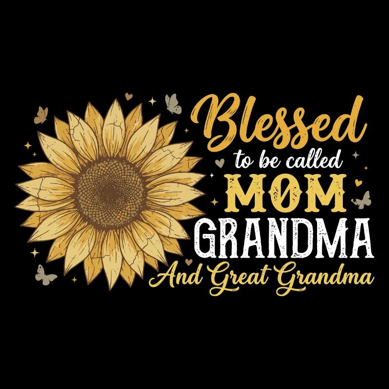 Urgroßmutter-Oma Sonnenblumen-Geschenk