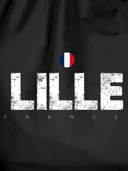 Lille Frankreich Distressed Typografie