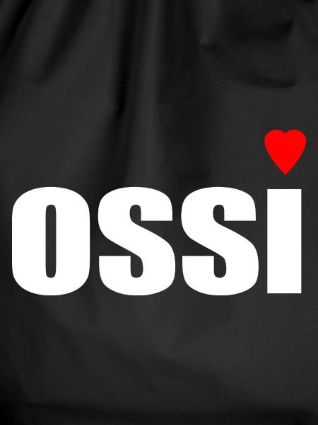 Ossi mit Herz rot
