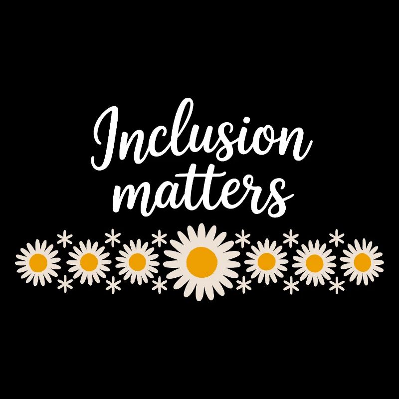 Inclusion matters mit Blütenkette