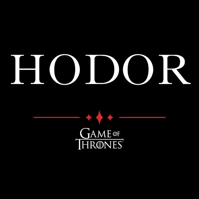 Game Of Thrones Hodor