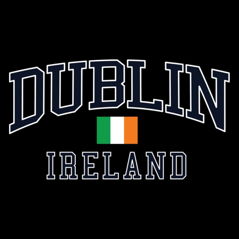 Typographie de l’arc Dublin Ireland Tee