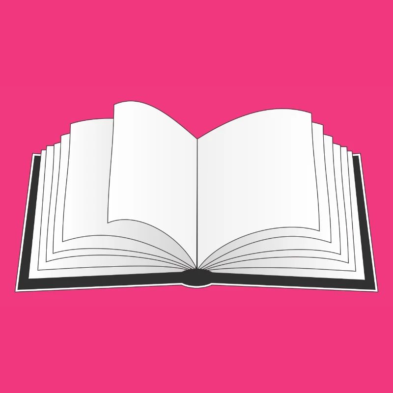 ein offenes Buch für den Bücherwurm oder Leseratte