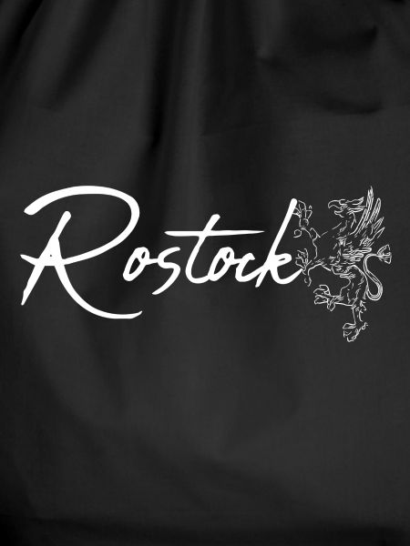 Rostock lettering with Greif