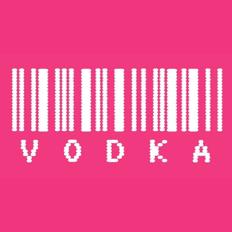 Vodka Barcode Typografie