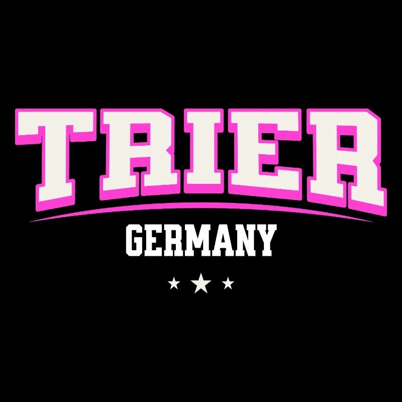 Trier Germany Retro Lettering