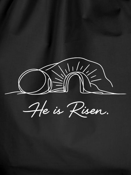 Christliches Oster-Leergrab-Design