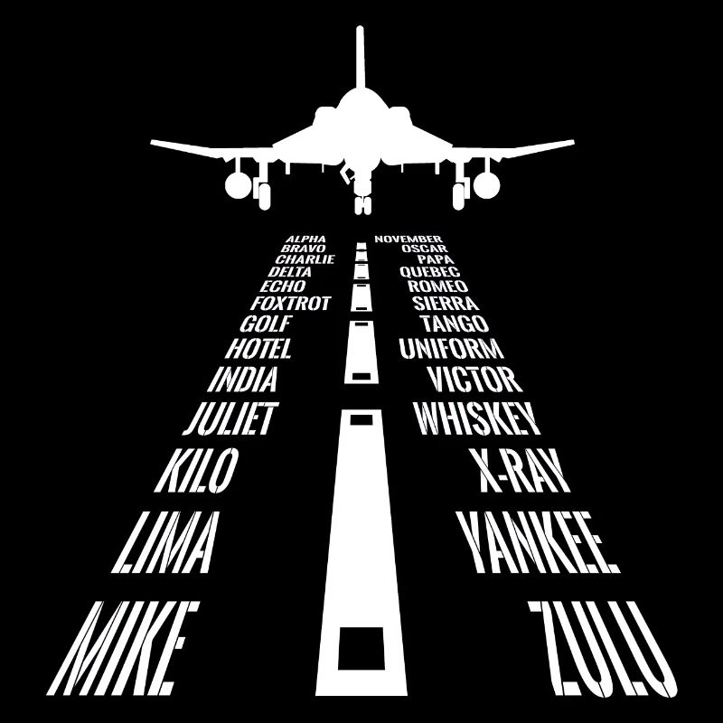 Flying F-4 Phantom Pilot Phonetic Alphabet La