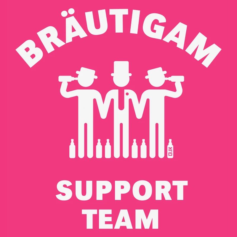 Bräutigam Support Team (JGA / Polterabend / White)