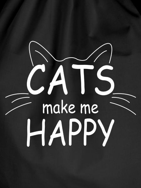 Cats make me happy