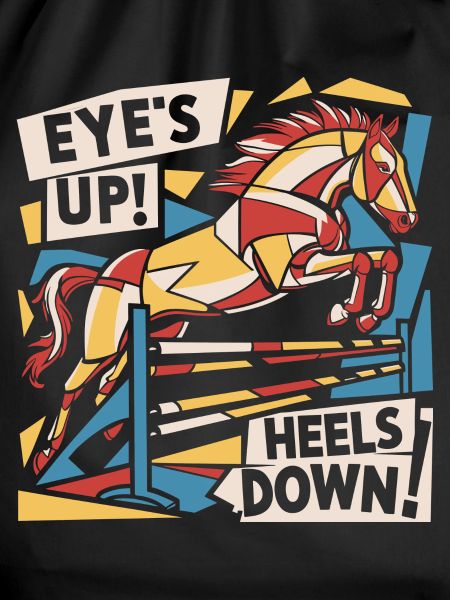 Eyes up, heels down