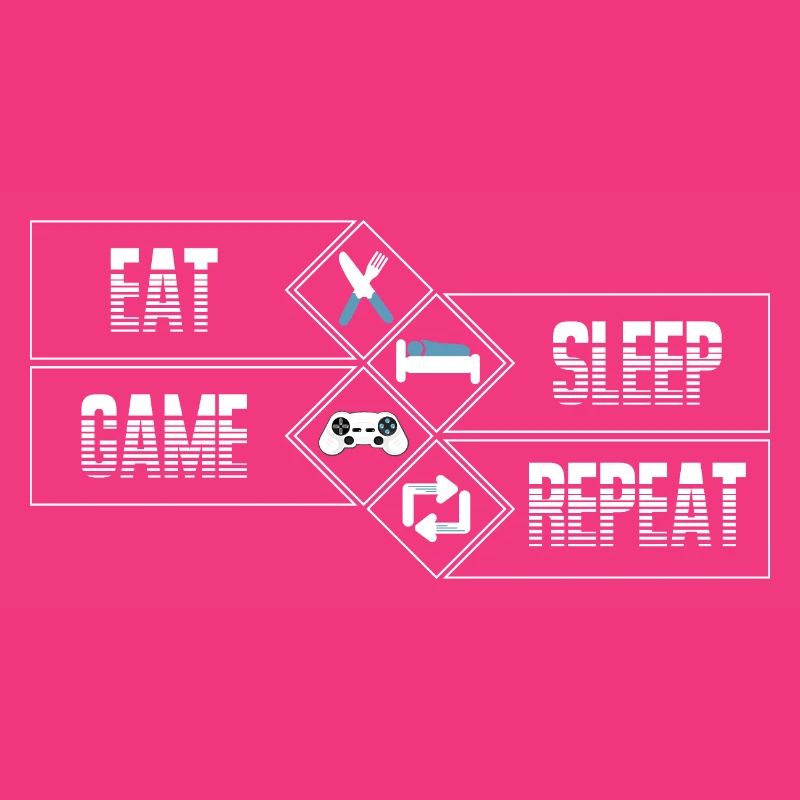 PC Gaming - Eat Sleep Game Repeat