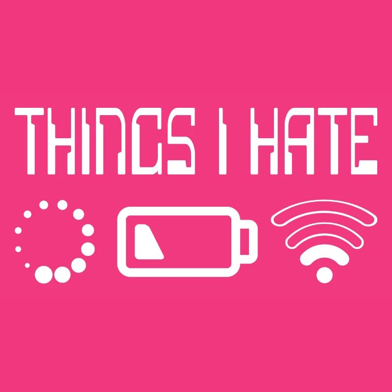 Things I Hate Programmer Outfit Gamer Fun Gift Ide
