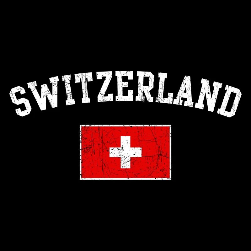 Swiss Flag Arch Typography