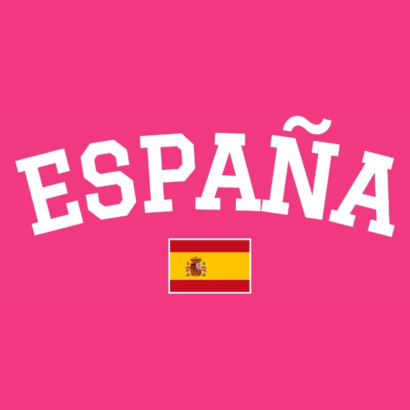 Drapeau espagnol Dessin blanc