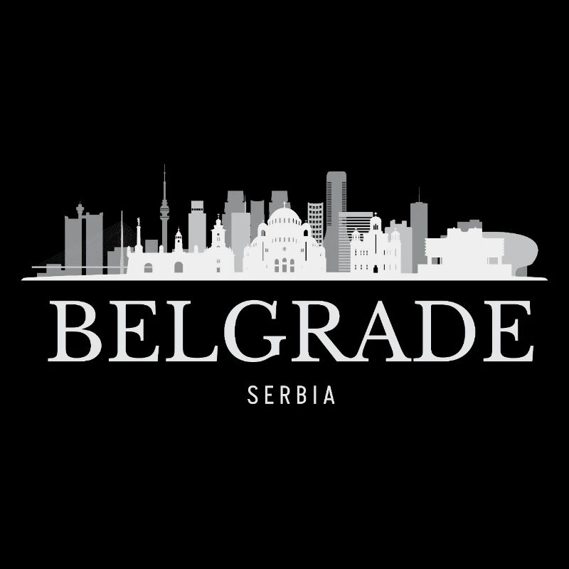 Belgrader Skyline, Belgrad, Serbien