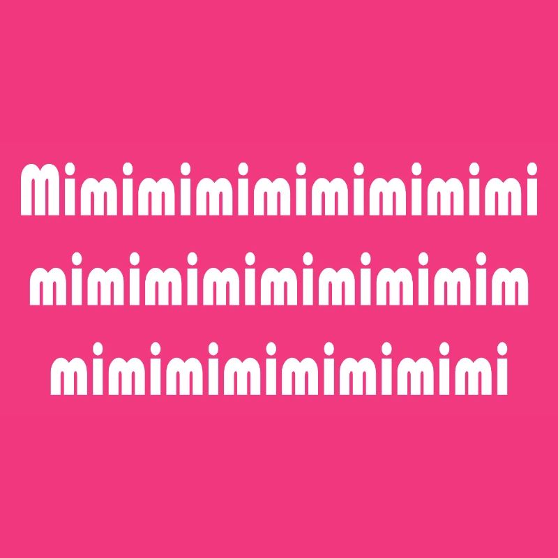 Mimi Typografie Muster Pattern