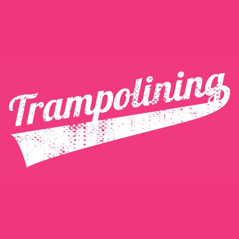 Fun trampoline jumping