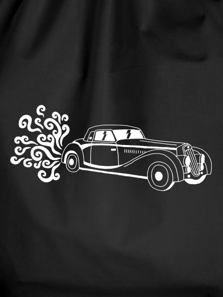 Weißer Oldtimer
