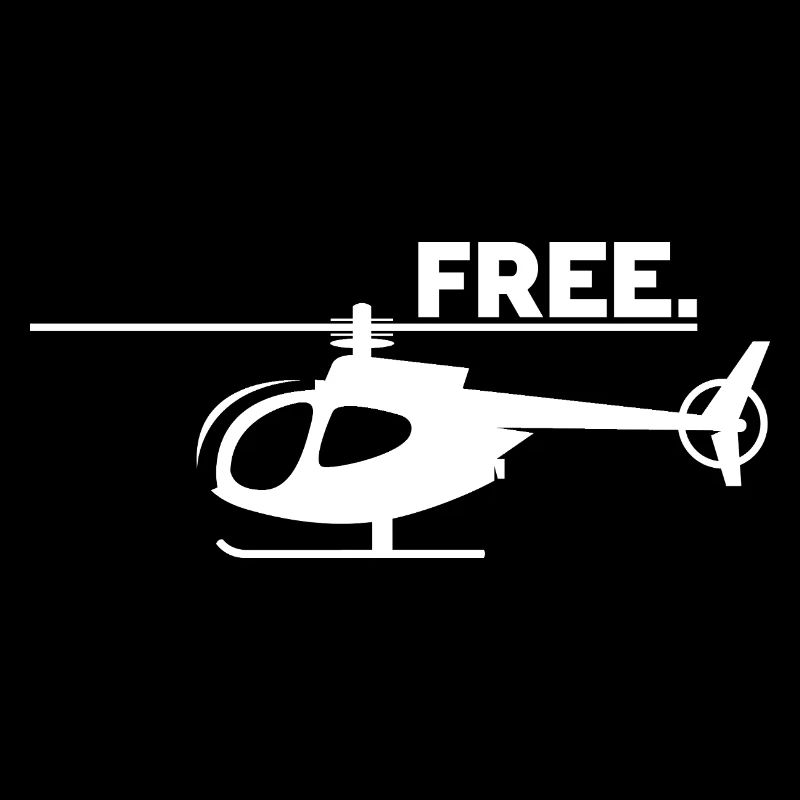 Helicopter Flying Is Freedom - Flight Pilot Icon