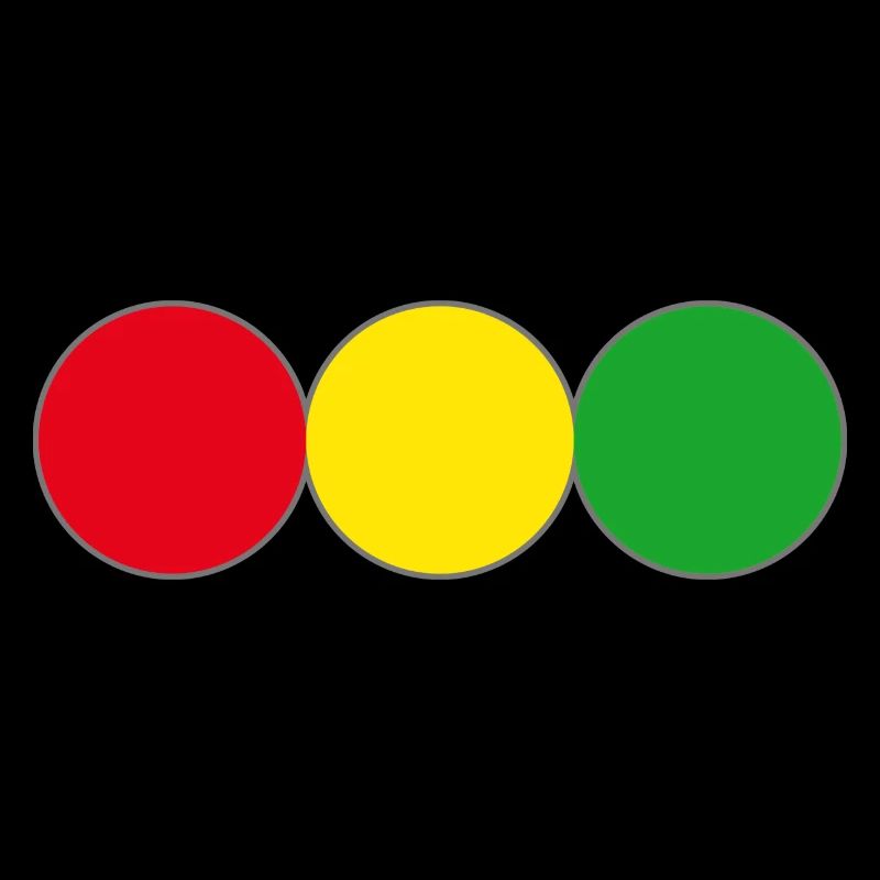 Feu rouge jaune vert