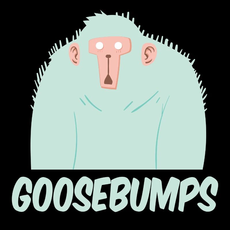 Goose bumps, monkey, gorilla