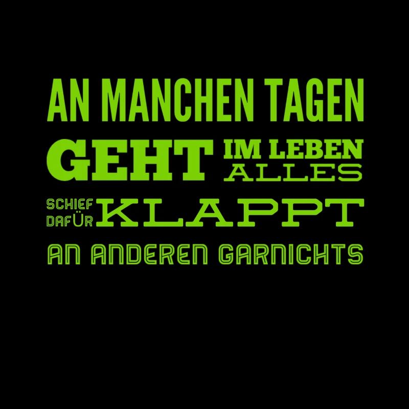 Pech im Leben