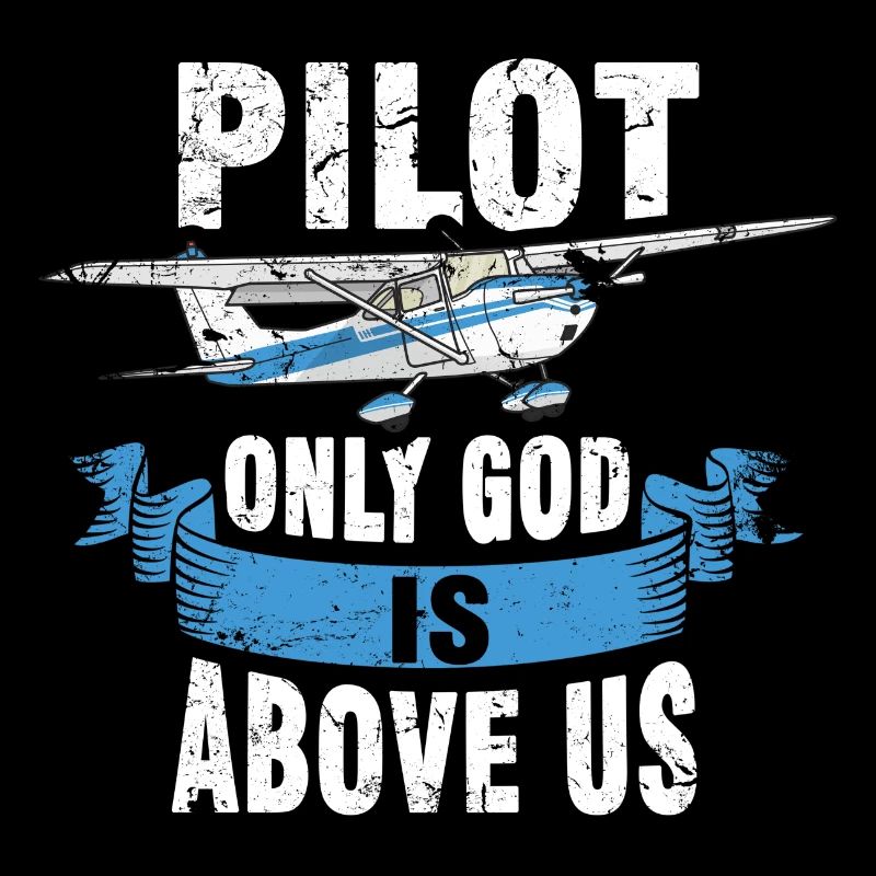 Avion pilote à proper-propeller