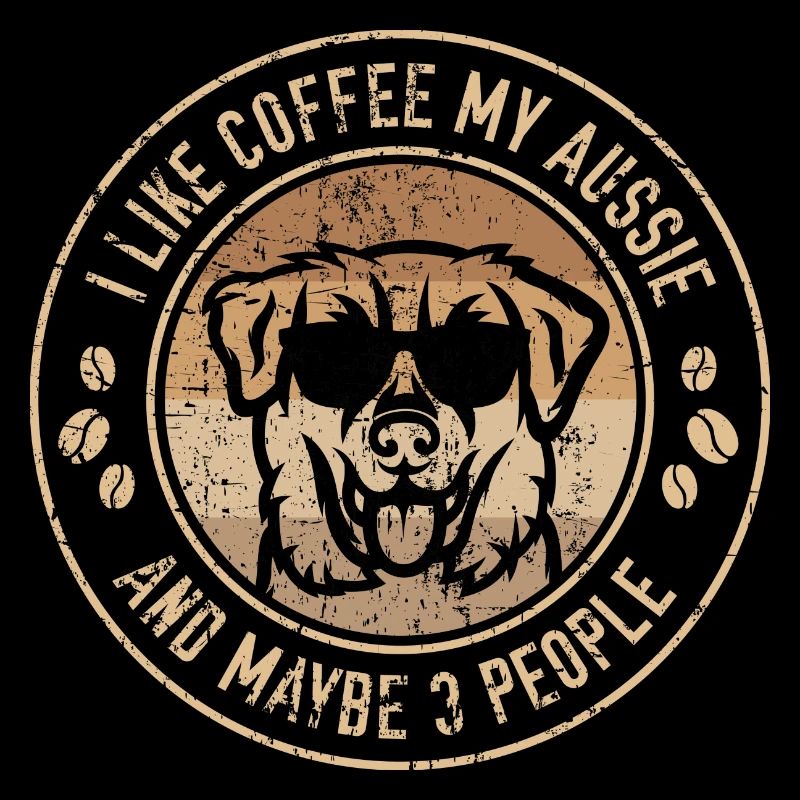 Australian Shepherd coffee lovers